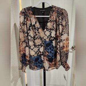 Sam And Jess Floral Print Women's Top
